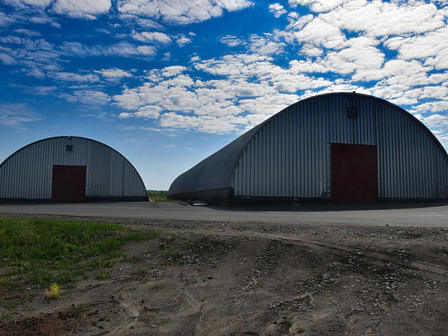 Строительство зернохранилища в с. Бондарево