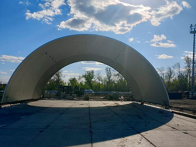 Монтаж ангара в Красносулинском р-не
